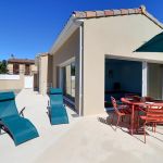 Terrasse privative, terrain clos