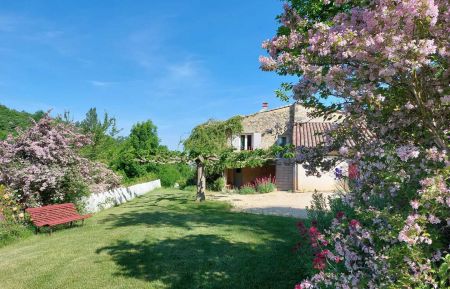 G&icirc;te n&deg;G81475 Ch&acirc;teaudouble - Dr&ocirc;me - les Kolkwitzia en fleurs