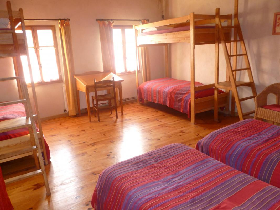 Espace intérieur commun du gîte de groupe