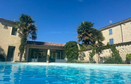 G&icirc;te n&deg;G328002 Saint-Sauveur-en-Diois - Dr&ocirc;me - La piscine et son pool-house pour d&eacute;tente totale