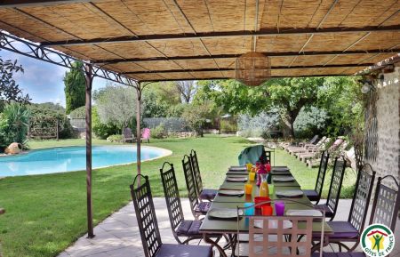 Piscine privée (15x6m, ouverte de mai à septembre selon météo), poolhouse avec terrasse couverte, évier, wc. Gîte n°G33006 La Baume-de-Transit - Drôme - Piscine privée (15x6m, ouverte de mai à septembre selon météo), poolhouse avec terrasse couverte, évier, wc.